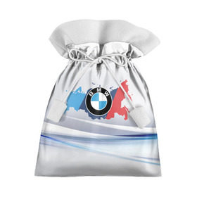 Подарочный 3D мешок с принтом BMW BRAND SPORT в Курске, 100% полиэстер | Размер: 29*39 см | Тематика изображения на принте: 