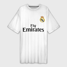 Платье-футболка 3D с принтом Ramos home 18 19 в Курске,  |  | champions | league | madrid | ramos | real | sergio | spain | испания | лига | мадрид | рамос | реал | серхио | чемпионов