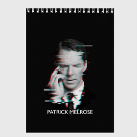 Скетчбук с принтом Patrick Melrose в Курске, 100% бумага
 | 48 листов, плотность листов — 100 г/м2, плотность картонной обложки — 250 г/м2. Листы скреплены сверху удобной пружинной спиралью | Тематика изображения на принте: benedict cumberbatch | patrick melrose | бенедикт камбербэтч | патрик мелроуз