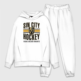 Мужской костюм хлопок OVERSIZE с принтом Sin City Hockey в Курске,  |  | nhl | stanley cup | vegas golden knights | vegas knights | вегас голден найтс | вегас найтс | кубок стенли | кубок стэнли | нхл | хоккей | хоккейный клуб