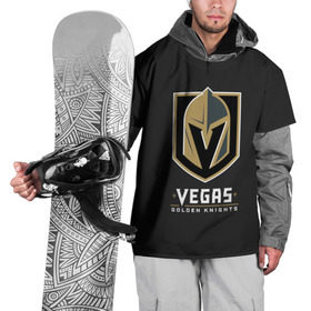 Накидка на куртку 3D с принтом Vegas Golden Knights в Курске, 100% полиэстер |  | Тематика изображения на принте: 