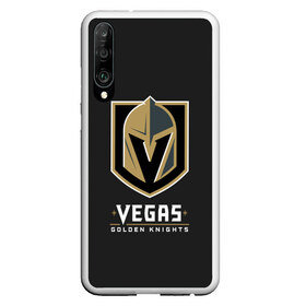 Чехол для Honor P30 с принтом Vegas Golden Knights в Курске, Силикон | Область печати: задняя сторона чехла, без боковых панелей | 