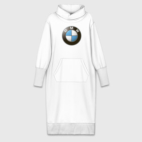 Платье удлиненное хлопок с принтом BMW в Курске,  |  | bmw | logo | бмв | логотип бмв