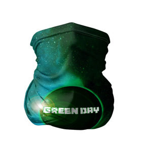 Бандана-труба 3D с принтом Green Day в Курске, 100% полиэстер, ткань с особыми свойствами — Activecool | плотность 150‒180 г/м2; хорошо тянется, но сохраняет форму | 