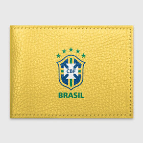 Обложка для студенческого билета с принтом Сборная Бразилии в Курске, натуральная кожа | Размер: 11*8 см; Печать на всей внешней стороне | Тематика изображения на принте: сборная бразилии | футбол
