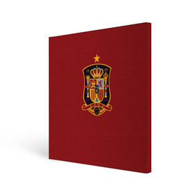 Холст квадратный с принтом Сборная Испании в Курске, 100% ПВХ |  | сборная испании | футбол
