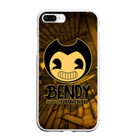 Чехол для iPhone 7Plus/8 Plus матовый с принтом Bendy and the ink machine (33) в Курске, Силикон | Область печати: задняя сторона чехла, без боковых панелей | bendy | bendy and the ink machine | бенди | бенди и чернильная машина