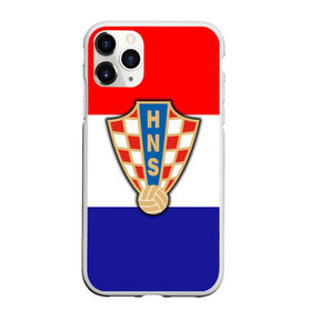 Чехол для iPhone 11 Pro матовый с принтом Сборная Хорватии флаг в Курске, Силикон |  | Тематика изображения на принте: европы | хорватия | чемпионат мира | чм