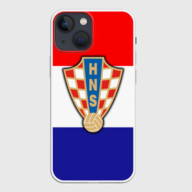 Чехол для iPhone 13 mini с принтом Сборная Хорватии флаг в Курске,  |  | европы | хорватия | чемпионат мира | чм