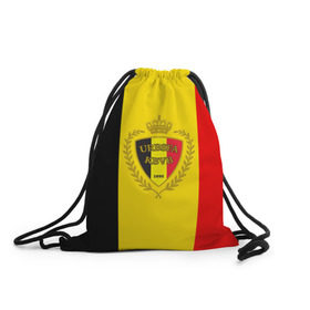 Рюкзак-мешок 3D с принтом Сборная Бельгии флаг в Курске, 100% полиэстер | плотность ткани — 200 г/м2, размер — 35 х 45 см; лямки — толстые шнурки, застежка на шнуровке, без карманов и подкладки | бельгия | европы | мира | чемпионат | чм