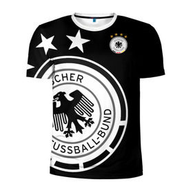 Мужская футболка 3D спортивная с принтом Сборная Германии Exclusive в Курске, 100% полиэстер с улучшенными характеристиками | приталенный силуэт, круглая горловина, широкие плечи, сужается к линии бедра | германия | европы | мира | сборная | футбол | чемпионат | чм