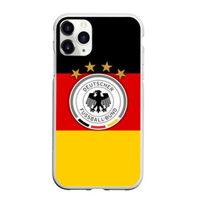 Чехол для iPhone 11 Pro матовый с принтом Сборная Германии флаг в Курске, Силикон |  | германия | европы | мира | чемпионат | чм