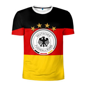 Мужская футболка 3D спортивная с принтом Сборная Германии флаг в Курске, 100% полиэстер с улучшенными характеристиками | приталенный силуэт, круглая горловина, широкие плечи, сужается к линии бедра | германия | европы | мира | чемпионат | чм