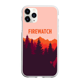 Чехол для iPhone 11 Pro матовый с принтом FIREWATCH в Курске, Силикон |  | art | campo santo | firewatch | game | горы | закат | игра | лес | пейзаж | пожарный дозор | солнце | холмы