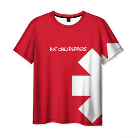 Мужская футболка 3D с принтом Red Hot Chili Peppers в Курске, 100% полиэфир | прямой крой, круглый вырез горловины, длина до линии бедер | red hot chili peppers | rhcp | перцы | ред хот чили пепперс | рхчп | рэд