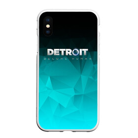 Чехол для iPhone XS Max матовый с принтом DETROIT BECOME HUMAN в Курске, Силикон | Область печати: задняя сторона чехла, без боковых панелей | Тематика изображения на принте: connor | cyberlife | detroit become human | deviant | kara | markus | ps4 | rk800 |  detroit: become human | детроит | детроит: стать человеком | игры | кара | коннор | конор | кэра | маркус | пиратs | эксклюзив