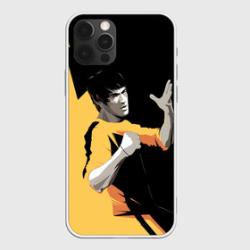 Чехол для iPhone 12 Pro с принтом Bruce Lee в Курске, силикон | область печати: задняя сторона чехла, без боковых панелей | bruce lee | актер | боец | воин | звезда | карате