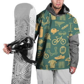 Накидка на куртку 3D с принтом Велосипедист в Курске, 100% полиэстер |  | bicycle | bike | road | speed | sport | вело | велосипед | велосипедист | гонщик | дорога | здоровье | педали | сила | скорость | спорт | трасса | шлем