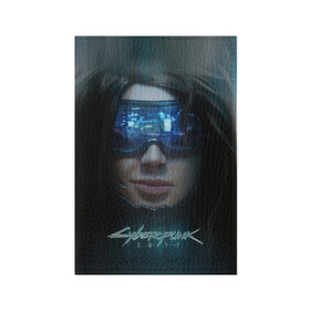 Обложка для паспорта матовая кожа с принтом Cyberpunk 2077 в Курске, натуральная матовая кожа | размер 19,3 х 13,7 см; прозрачные пластиковые крепления | cd projekt red | cyber | cyberpunk | cyberpunk 2077 | e3 | ps4 | rpg | v | xbox | будущее | девушка | игра | кибер | киберпанк | киберпанк 2077 | маска | от создателей ведьмака | очки | рпг