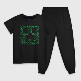 Детская пижама хлопок с принтом Minecraft (New collection 2018) в Курске, 100% хлопок |  брюки и футболка прямого кроя, без карманов, на брюках мягкая резинка на поясе и по низу штанин
 | 0x000000123 | minecraft | майнкрафт