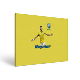 Холст прямоугольный с принтом Неймар в Курске, 100% ПВХ |  | neymar | неймар | сборная бразилии | футбол
