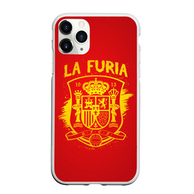 Чехол для iPhone 11 Pro матовый с принтом Сборная Испании в Курске, Силикон |  | la furia | lafuria | roja | spain | team | диего | иньеста | испания | коста | красная | сильва | форма | фурия | чемпионат мира. футбол