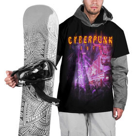 Накидка на куртку 3D с принтом Cyberpunk 2077 в Курске, 100% полиэстер |  | action | cyberpunk | projekt red | rpg | игра | кибер | мир | панк | средневековья | фэнтези