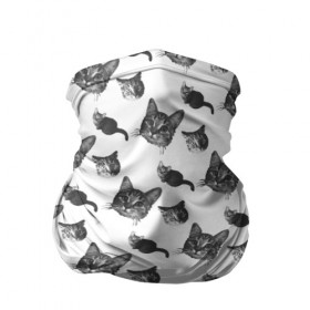 Бандана-труба 3D с принтом Кошка Соня в Курске, 100% полиэстер, ткань с особыми свойствами — Activecool | плотность 150‒180 г/м2; хорошо тянется, но сохраняет форму | котик | кошечка | кошка | мяу