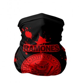 Бандана-труба 3D с принтом Ramones в Курске, 100% полиэстер, ткань с особыми свойствами — Activecool | плотность 150‒180 г/м2; хорошо тянется, но сохраняет форму | ramones | джонни | джоуи | ди ди томми | рамон | рамонес | рамоун | рамоунз | рамоунс | рок группа