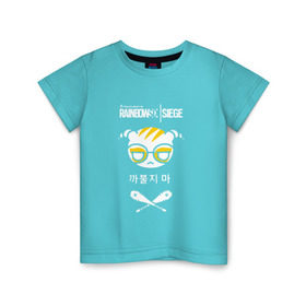 Детская футболка хлопок с принтом Rainbow Six | Siege (Dokkaebi) в Курске, 100% хлопок | круглый вырез горловины, полуприлегающий силуэт, длина до линии бедер | Тематика изображения на принте: 
