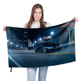 Флаг 3D с принтом BMW AUTO SPORT в Курске, 100% полиэстер | плотность ткани — 95 г/м2, размер — 67 х 109 см. Принт наносится с одной стороны | Тематика изображения на принте: amg | bmw | bmw performance | m | motorsport | sport | авто | автомобиль | автомобильные | бмв | бренд | марка | моторспорт | спорт | фон
