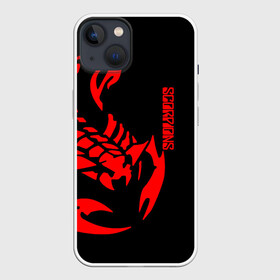 Чехол для iPhone 13 с принтом Scorpions в Курске,  |  | scorpions | группа | скорпионс | хард | хардрок
