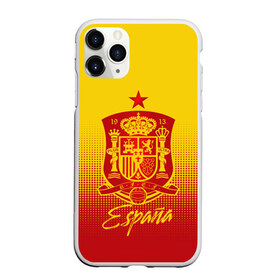 Чехол для iPhone 11 Pro матовый с принтом Сборная Испании в Курске, Силикон |  | la furia | lafuria | roja | spain | team | игровая форма | испания | красная ярость | фурия | футбол | чемпионат мира