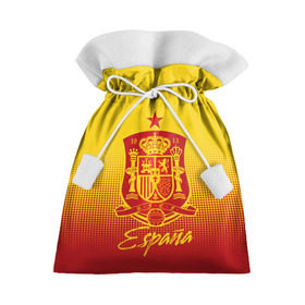 Подарочный 3D мешок с принтом Сборная Испании в Курске, 100% полиэстер | Размер: 29*39 см | la furia | lafuria | roja | spain | team | игровая форма | испания | красная ярость | фурия | футбол | чемпионат мира