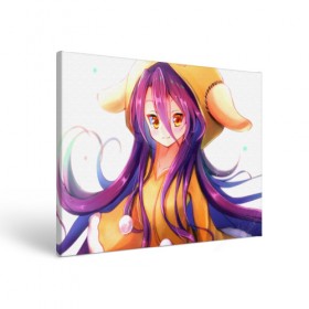 Холст прямоугольный с принтом No Game No Life в Курске, 100% ПВХ |  | anime | manga | no game no life | аниме | без игры жизни нет | манга