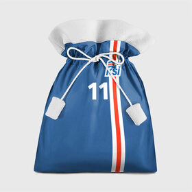 Подарочный 3D мешок с принтом KSI 11 A.FINNBOGASSON в Курске, 100% полиэстер | Размер: 29*39 см | fc | football | football club | iceland | sport | исландия | сборная исландии | спорт | спортивные | униформа | фирменные цвета | фк | футбол | футбольный клуб