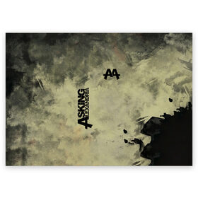 Поздравительная открытка с принтом Asking Alexandria в Курске, 100% бумага | плотность бумаги 280 г/м2, матовая, на обратной стороне линовка и место для марки
 | aa | alexandria | asking | аа | александрия | аликсандрия | аскен | аскенг | аскин | аскинг | бен брюс | группа | дэнни уорсноп | метал | музыка | пост | рок | хэви | электроникор