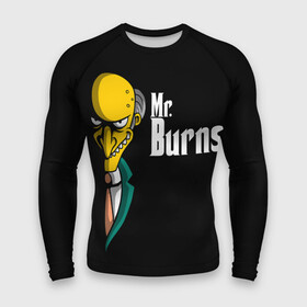 Мужской рашгард 3D с принтом Mr. Burns (Simpsons) в Курске,  |  | Тематика изображения на принте: burns | mr | mr. burns | simpsons | мистер бернс | симпсоны