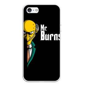 Чехол для iPhone 5/5S матовый с принтом Mr Burns (Simpsons) в Курске, Силикон | Область печати: задняя сторона чехла, без боковых панелей | burns | mr | mr. burns | simpsons | мистер бернс | симпсоны