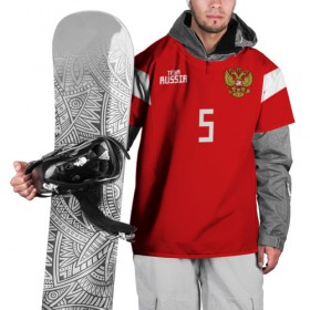 Накидка на куртку 3D с принтом Сборная России Семенов в Курске, 100% полиэстер |  | 