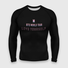 Мужской рашгард 3D с принтом BTS WORLD TOUR_color в Курске,  |  | Тематика изображения на принте: bangtan boys | bts | бантаны | бтс