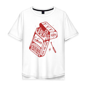 Мужская футболка хлопок Oversize с принтом Пачка в Курске, 100% хлопок | свободный крой, круглый ворот, “спинка” длиннее передней части | old school | taknado | urban | арт | граффити | илюстратор | сибирь | стрит арт | тату