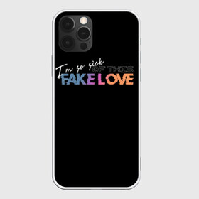 Чехол для iPhone 12 Pro Max с принтом FAKE LOVE в Курске, Силикон |  | bangtan boys | bts | бантаны | бтс