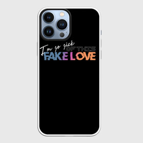 Чехол для iPhone 13 Pro Max с принтом FAKE LOVE в Курске,  |  | bangtan boys | bts | бантаны | бтс