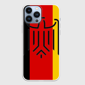 Чехол для iPhone 13 Pro Max с принтом German eagle в Курске,  |  | Тематика изображения на принте: герб | германский | немецкий | орел | флаг