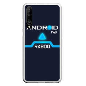 Чехол для Honor P30 с принтом ANDROID RK800 CONNOR в Курске, Силикон | Область печати: задняя сторона чехла, без боковых панелей | connor | cyberlife | detroit become human | deviant | kara | markus | ps4 | rk800 |  detroit: become human | детроит | детроит: стать человеком | игры | кара | коннор | конор | кэра | маркус | пиратs | эксклюзив