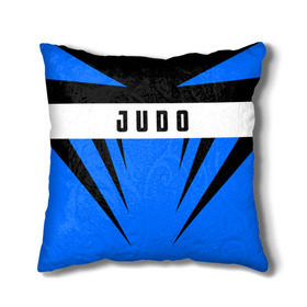 Подушка 3D с принтом Judo в Курске, наволочка – 100% полиэстер, наполнитель – холлофайбер (легкий наполнитель, не вызывает аллергию). | состоит из подушки и наволочки. Наволочка на молнии, легко снимается для стирки | judo | sport | дзюдо | дзюдоист | спорт