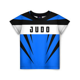 Детская футболка 3D с принтом Judo в Курске, 100% гипоаллергенный полиэфир | прямой крой, круглый вырез горловины, длина до линии бедер, чуть спущенное плечо, ткань немного тянется | judo | sport | дзюдо | дзюдоист | спорт