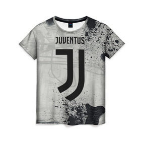Женская футболка 3D с принтом Juventus New в Курске, 100% полиэфир ( синтетическое хлопкоподобное полотно) | прямой крой, круглый вырез горловины, длина до линии бедер | cr7 | juve | juventus | ronaldo | texture | брызги красок | герб италии | гранж | звезда | роналдо | текстура | флаг италии | ювентус