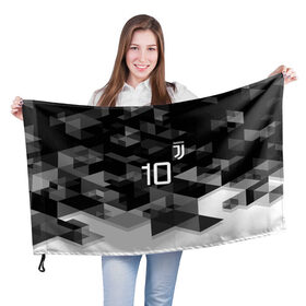 Флаг 3D с принтом JUVE 10 DYBALA в Курске, 100% полиэстер | плотность ткани — 95 г/м2, размер — 67 х 109 см. Принт наносится с одной стороны | fc | football | football club | juventus | sport | спорт | спортивные | униформа | фирменные цвета | фк | футбол | футбольный клуб | ювентус